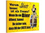Vianmo Insegna In Legno 20X30 Cm Pinup Warum Bier Besser Ist Als Frauen
