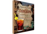 Vianmo Insegna In Legno 30X20 Cm Rezept Cuba Libre Zutaten EiswüRfel