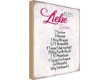 Vianmo Insegna In Legno 18X12 Cm Rezept Liebe Zutaten