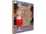 Vianmo Insegna In Legno 18X12 Cm Rezept Daiquiri Zutaten Limettensaft