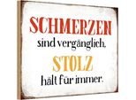 Vianmo Insegna In Legno 20X30 Cm Schmerzen Solz HäLt FüR Immer