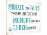 Vianmo Insegna In Legno 12X18 Cm SchöNer Moment Leuchtet Leben