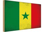 Vianmo Insegna In Legno 12X18 Cm Bandiera Senegal Flag Of Senegal Vintage