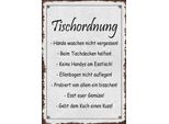 Vianmo Insegna In Legno 30X20 Cm Tischordnung HäNde Waschen