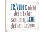 Vianmo Insegna In Legno 20X30 Cm TräUme Nicht Dein Leben Lebe