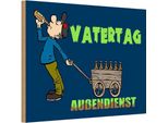 Vianmo Insegna In Legno 20X30 Cm Vatertag AußEndienst Bier