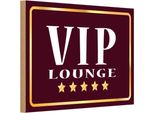 Vianmo Insegna In Legno 12X18 Cm Vip Lounge 5 Sterne