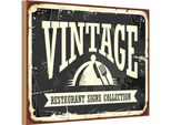 Vianmo Insegna In Legno 20X30 Cm Vintage Restaurant Essen