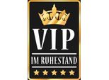 Vianmo Insegna In Legno 18X12 Cm Vip Im Ruhestand S/W