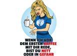 Vianmo Insegna In Legno 30X20 Cm Vor Dem Erstem Kaffee