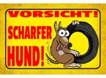 Vianmo Insegna In Legno 12X18 Cm Vorsicht Scharfer Hund