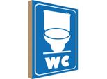 Vianmo Insegna In Legno 30X20 Cm Wc Piktogramm Toilette