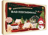 Vianmo Insegna In Legno 20X30 Cm Weihnachten Bad Reichenhall