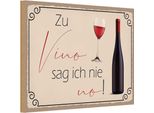 Vianmo Insegna In Legno 20X30 Cm Wein Zu Vino Sag Ich Nie No