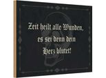 Vianmo Insegna In Legno 12X18 Cm Zeit Heilt Alle Wunden Es Sei
