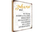 Vianmo Insegna In Legno 18X12 Cm Zuhause Ist Wo TräUme LäCheln