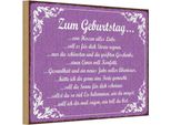 Vianmo Insegna In Legno 12X18 Cm Zum Geburtstag Alles Liebe