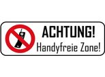 Vianmo Insegna In Legno 10X27 Cm Achtung Handyfreie Zone