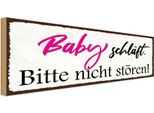 Vianmo Insegna In Legno 10X27 Cm Baby SchläFt Bitte Nicht StöRen