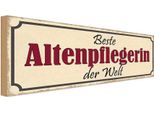 Vianmo Insegna In Legno 10X27 Cm Beste Altenpflegerin Der Welt