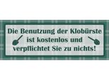 Vianmo Insegna In Legno 10X27 Cm Benutzung Der KlobüRste
