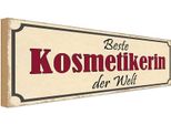 Vianmo Insegna In Legno 10X27 Cm Beste Kosmetikerin Der Welt
