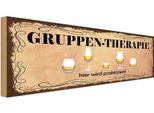 Vianmo Insegna In Legno 10X27 Cm Bier Gruppen Therapie Hier Wird
