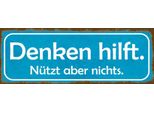 Vianmo Insegna In Legno 10X27 Cm Denken Hilft NüTzt Aber Nichts