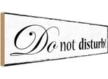 Vianmo Insegna In Legno 10X27 Cm Do Not Disturb