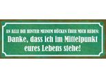Vianmo Insegna In Legno 10X27 Cm Die Hinter Meinem RüCken Reden