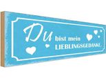 Vianmo Insegna In Legno 10X27 Cm Du Bist Mein Lieblingsgedanke