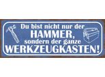 Vianmo Insegna In Legno 10X27 Cm Du Bist Nicht Nur Der Hammer