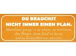 Vianmo Insegna In Legno 10X27 Cm Du Brauchst Nicht Immer Plan