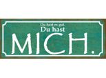 Vianmo Insegna In Legno 10X27 Cm Du Hast Es Gut Du Hast Mich