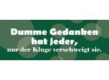Vianmo Insegna In Legno 10X27 Cm Dumme Gedanken Hat Jeder