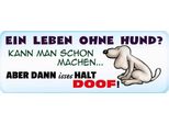 Vianmo Insegna In Legno 10X27 Cm Ein Leben Ohne Hund