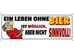 Vianmo Insegna In Legno 10X27 Cm Ein Leben Ohne Bier