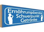 Vianmo Insegna In Legno 10X27 Cm ErnäHrungsberater GeträNke Bier