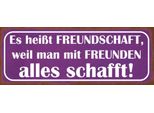 Vianmo Insegna In Legno 10X27 Cm Es HeißT Freundschaft Weil Man