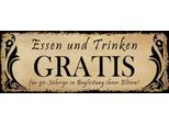 Vianmo Insegna In Legno 10X27 Cm Essen Gratis FüR 90-JäHrige