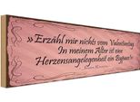 Vianmo Insegna In Legno 10X27 Cm ErzäHl Nichts Vom Valrntinstag