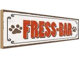 Vianmo Insegna In Legno 10X27 Cm Fress-Bar Tiere