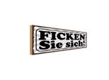 Vianmo Insegna In Legno 10X27 Cm Ficken Si Sich
