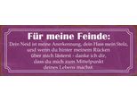 Vianmo Insegna In Legno 10X27 Cm FüR Meine Feinde Dein Neid Ist