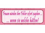 Vianmo Insegna In Legno 10X27 Cm Frauen Fehler Sofort Zugeben