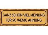 Vianmo Insegna In Legno 10X27 Cm Ganz SchöN Viel Meinung FüR So