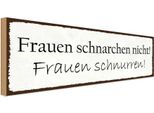 Vianmo Insegna In Legno 10X27 Cm Frauen Schnarchen Nicht