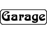 Vianmo Insegna In Legno 10X27 Cm Garage