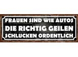 Vianmo Insegna In Legno 10X27 Cm Frauen Sind Wie Autos