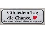 Vianmo Insegna In Legno 10X27 Cm Gib Jedem Tag Chance Das Beste